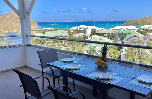 Anse Marcel Apartamento | THOMARINE, T3 Duplex à Anse-Marcel avec Vue Mer