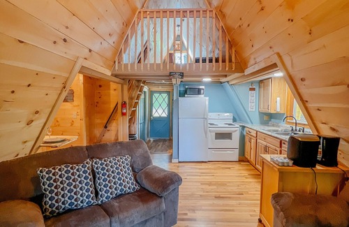 Rockbridge Cabina | Three A-frame Cabins, a provate Pond, row boats!