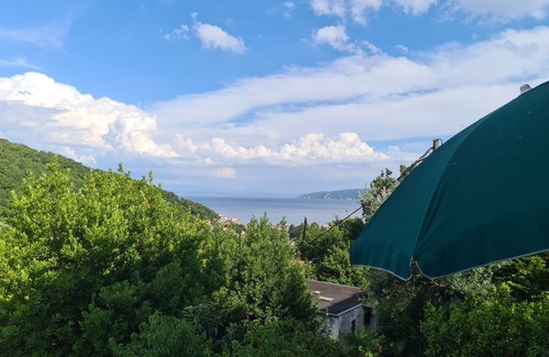 Sucici Apartamento | Apartamento de tres habitaciones con terraza y vista al mar Moscenicka Draga, Opatija (A-7746-a)