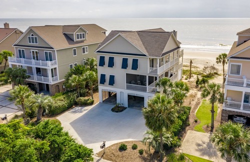 Pawleys Island Casa | Three Daughters: Oceanfront House in Gated Community w/ Pool