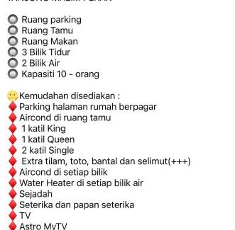 Tanjung Malim Casa | Thumbs Up HomeStay
