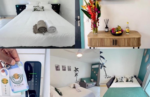 Anse des Rochers Apartamento | Ti Coco Location - Manganao Saint-François avec Citerne Tampon Automatique