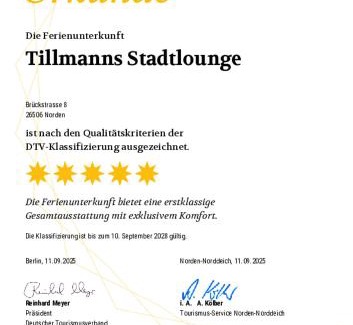 Norden Apartamento | Tillmanns Stadtlounge