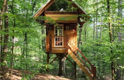 Juliette Cabina | Timber-frame treehouse along the Ocmulgee River; short drive from I-75