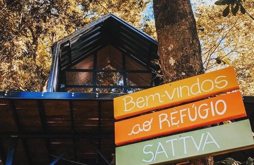 Rio das Pacas Cabina | Tiny House on the beach with sea view - Sattva Refuge