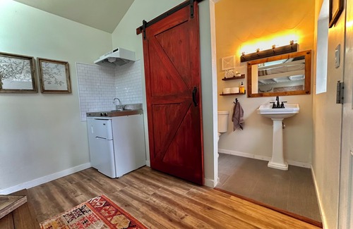 Julian Cabaña | Tiny Farmhouse Cottage with Loft - Drift Asleep by Stargazing through Skylight
