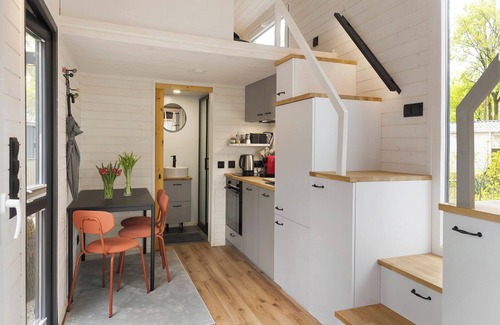 Caputh Casa | Tiny Home 'Tiny House Nr 6' con terraza privada, Wi-Fi y aire acondicionado