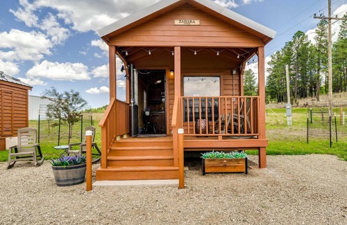 Mayhill Apartamento | Tiny Home with Covered Porch in Cloudcroft Area!