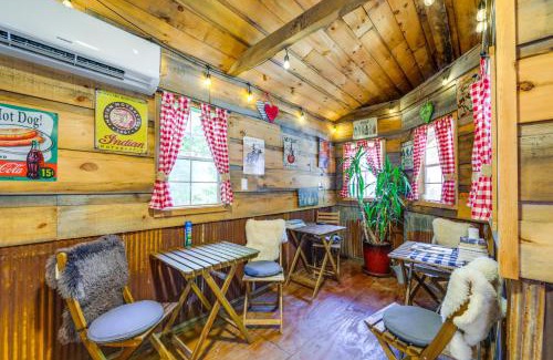 Newport Casa | Tiny Home with Private Sauna in Woods of Newport!