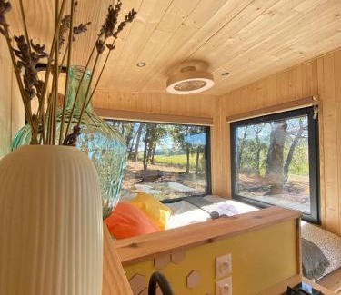 Mondragon Casa | Tiny-House Grand Confort - Salle de bain italienne - Lit King - 10 min A7