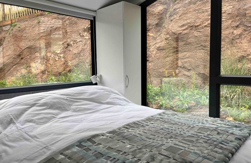Orbey Cabina | Tiny House in Alsace with Hot Tub and mountain views
