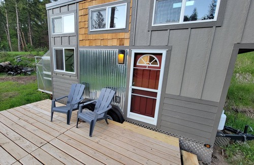 Deadwood Cabaña | Tiny House in the meadow on Two Bit Creek. Minutes from Deadwood and Sturgis.
