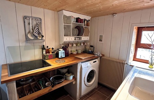 La Rosiere Cabina | Tiny House La Tourelle with natural swimming lake in a dreamlike Vosges landscape