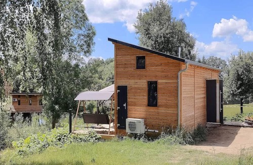 Buhlau Apartamento | Tiny House mit einer großen Terrasse in der Naehe von Dresden