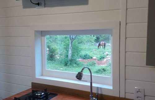 Praia Grande Cabina | Tiny House Morning Gloring - spectacular view