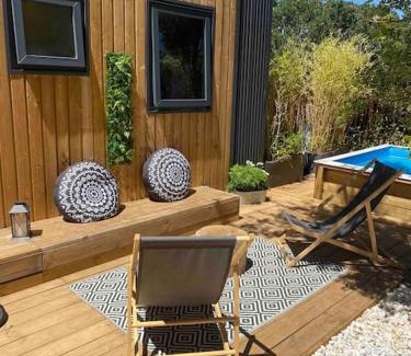 Plan-d'Aups-Sainte-Baume Chalet De Esquí | Tiny LiLouMaCa Cœur Ste Baume