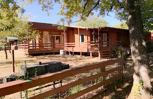 Hico Casa | Tiny Town The Kid Spacious Cabin Animals Fire Pit by Vacation Your Way