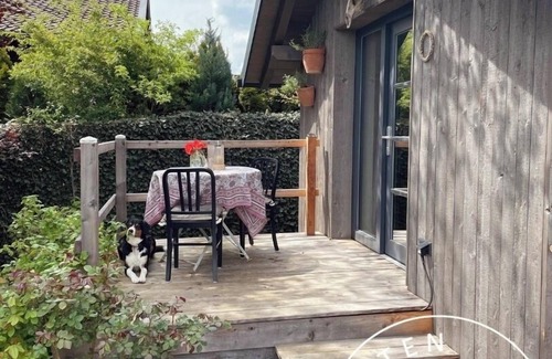 Breitbrunn a. Chiemsee Apartamento | Tinyhouse with terrace and garden view, 25sqm