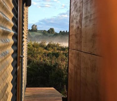 Calbuco Casa | Tinyhouse Pichi I - vida lenta en Patagonia Costa