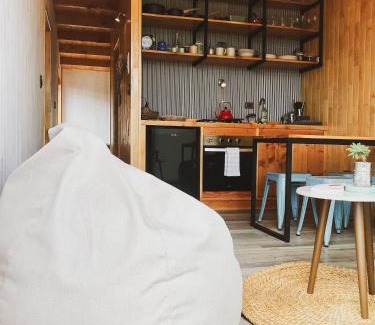 Calbuco Casa | Tinyhouse Pichi - vida lenta en Patagonia Costa