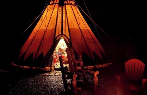 Cullowhee Alquiler De RV | Tipi Tranquility-Glamping at it's best