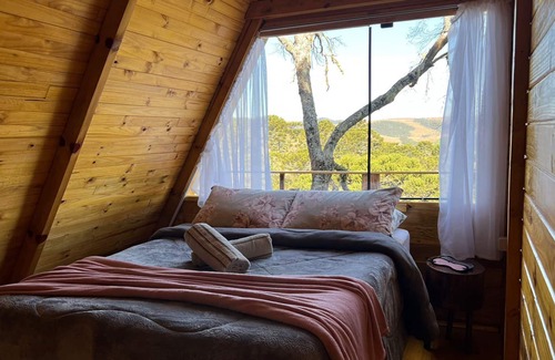 Bom Jardim da Serra Chalet De Esquí | TIRIVA Chalet - With an incredibly WONDERFUL view