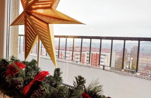 City Center Condominio | Tizza-Modern 55m2 flat right above the city center, spectacular view