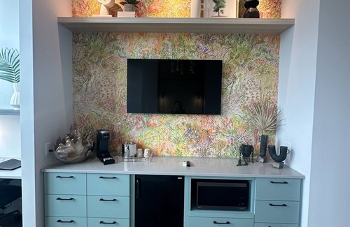 Cumming Apartamento | Toile & Bubble Lavender Suite
