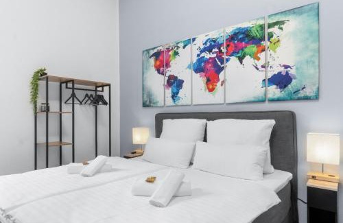 Ruhrort Apartamento | Tolles Design, hochwertig, Vollausstattung, 3 Zimmer, großes Bad & Gäste-WC, große Küche, 3 x Smart TV, 11 min zum Hbf Duisburg
