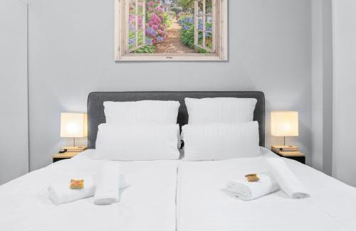 Ruhrort Apartamento | Tolles Design, hochwertig, Vollausstattung, 3 Zimmer, großes Bad & Gäste-WC, große Küche, 3 x Smart TV, 11 min zum Hbf Duisburg
