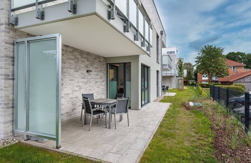 Boltenhagen Apartamento | Tolles Ferienapartment Nahe der Ostsee mit Terrasse, Spielplatz und Saunabereich - Aparthotel
