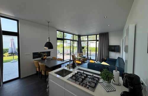 Breskens Casa | Tolles, Modernes Chalet 'strandleben' mit Zaun & Garten in Strandnähe
