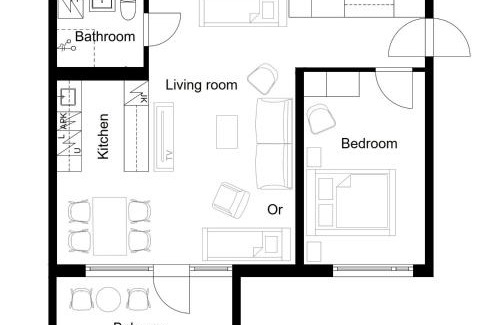 Itainen District Apartamento | Top floor 51m2, Balcony, 150 M WiFi, free own parking place, 300m Metro