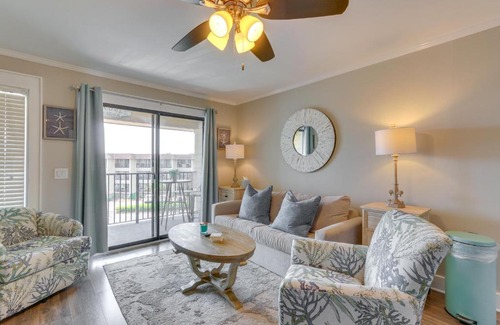 Folly Field Apartamento | Top-Floor Condo with Ocean Views in Hilton Head!