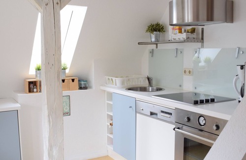 Neustadt in Holstein Apartamento | DG apartamento en villa de construcción antigua, cerca del puerto cerca del centro de la ciudad