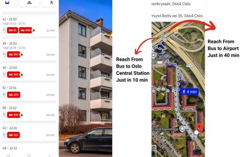 Gamle Oslo Apartamento | Top floor Helsfyr city central apartment
