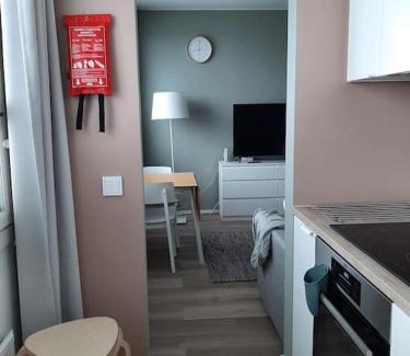 Turku Apartamento | Top floor studio, free parking