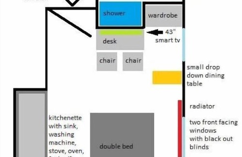 Southwark Apartamento | Top Floor Studio in Camberwell