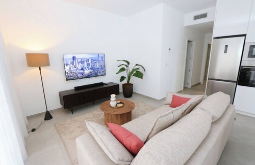 Los Imbernones Apartamento | Top location! Stylish & sunny corner apartment near beach, nature & conviviality