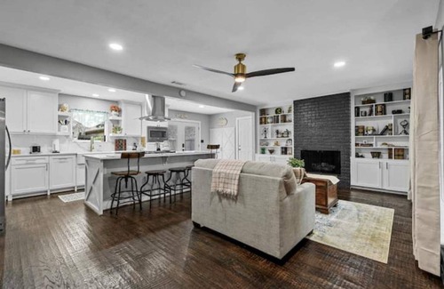 Oak Cliff Casa | Top Rated Updated Home with Game Room. Cozy Family Getaway