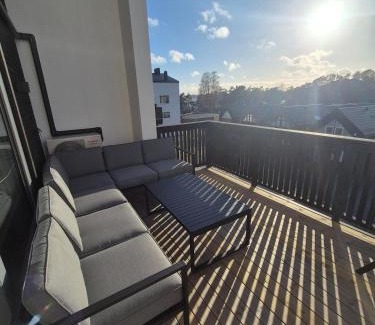 Ny Hellesund Apartamento | Toppleilighet i Søgne med innendørs basseng