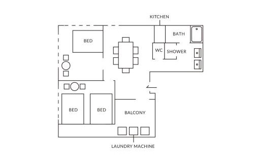 Kita Apartamento | TORA HOTEL Tokyo-Rikugienn 寅ホテル 六義園 D