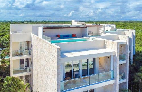 Akumal Apartamento | Tortuga Azul Private Terrace Rooftop Pool W BBQ Beach Access 11 Pools Free Beach Club