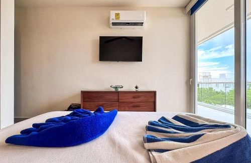 Akumal Apartamento | Tortuga Azul Private Terrace Rooftop Pool W BBQ Beach Access 11 Pools Free Beach Club