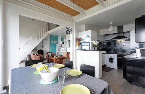 Binic Apartamento | Tourellic duplex *** vue mer, 2 chambres, 5 pers.