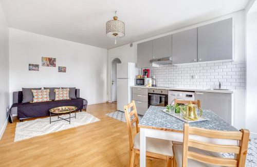 Aubervilliers Apartamento | Tout équipé - Métro 7 à 1 min - Proche La Villette