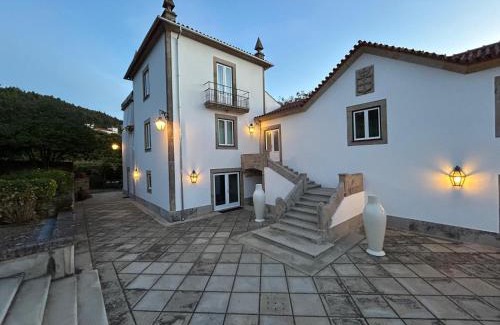Facha Casa | Tower Junior Queen Suite at Casa dos Macieis, Camino Santiago direct access & Optional Agritourism