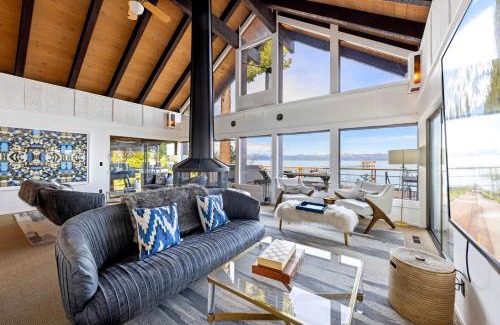 Tahoe Woods Casa | Towering Pines Lakefront - 3 BR w Hot Tub & Buoy