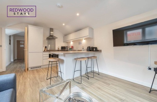 Basingstoke Apartamento | Town Centre APT + Netflix + FREE Wi-Fi &Near Shops