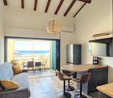 L'Ile-Rousse Apartamento | Très Beau Duplex vue panoramique Mer, Proche Plage
